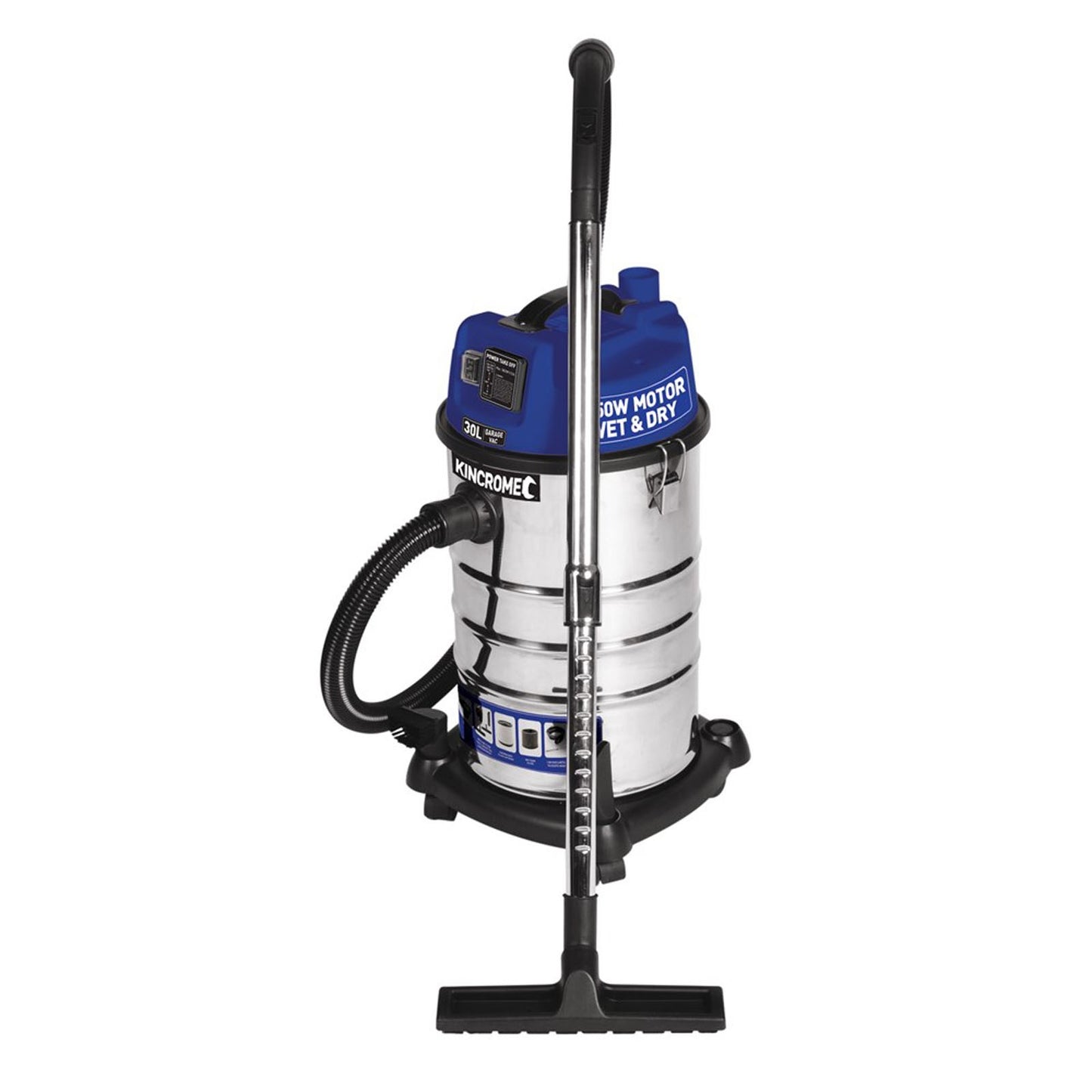 Vacuum Wet/Dry 30L 240V 1250w Kincrome 284838 KP703