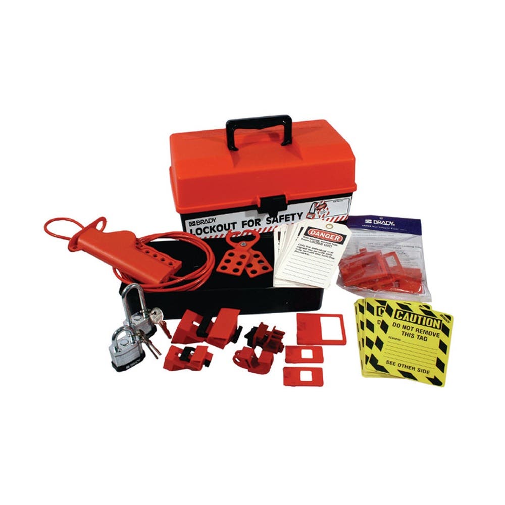 Lockout Toolbox Kit Electrical Brady 870594 289613 870594
