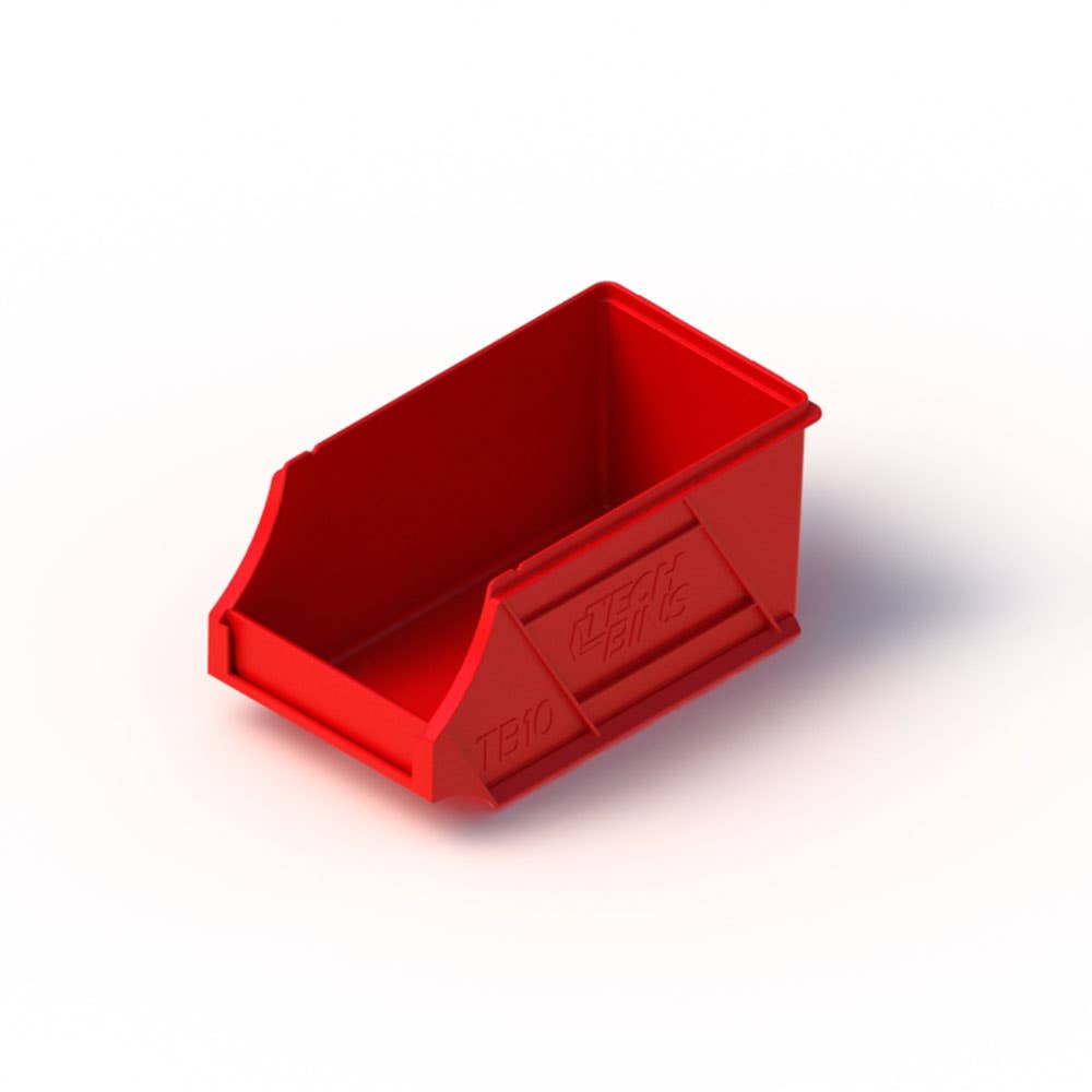Plastic Parts Bin 1L 177 x 100 x 85mm Red 29000005 APTB10RED