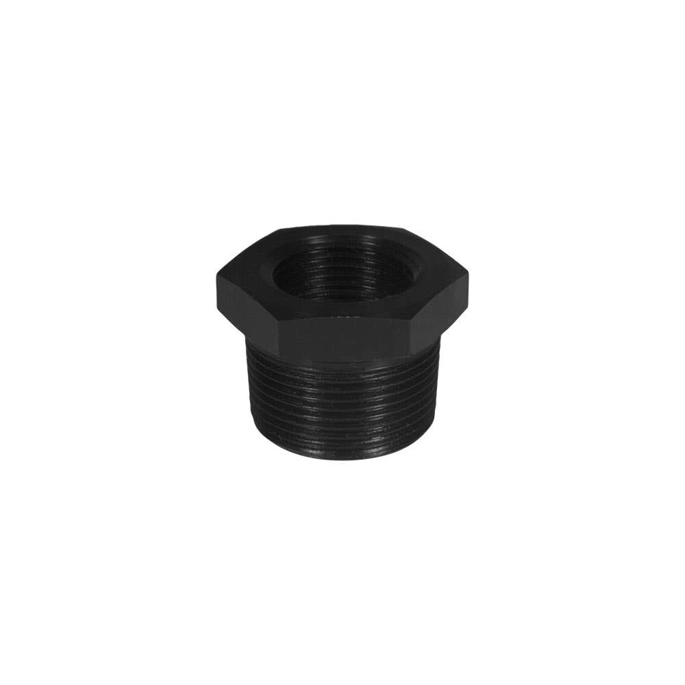 Reducing Bush Hex Black Steel Medium Pressure 1 x 1/2 BSPT 25 x 15mmNB Peal 2921005 SB2515