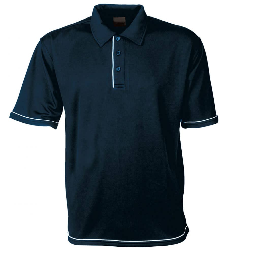 Cool Dry 2 Polo Short Sleeve Large Navy/white 1010B_292156_1010B Navy/white Large