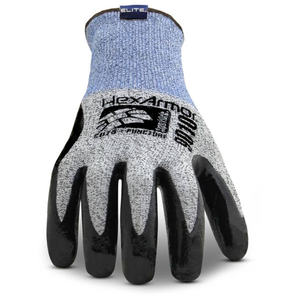 Gloves Nitrile Palm 9010 Size 11 HexArmor 40011051 901011