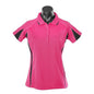 Shirt Polo Ladies Eureka 2304 Hot Pink Size 10_293434_2304-HOTPNK/BLK/WHT-10