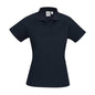 Shirt Polo Womens S/S Polyester Biz Cool Sprint Navy 10_40010876_P300LS-NAV-10