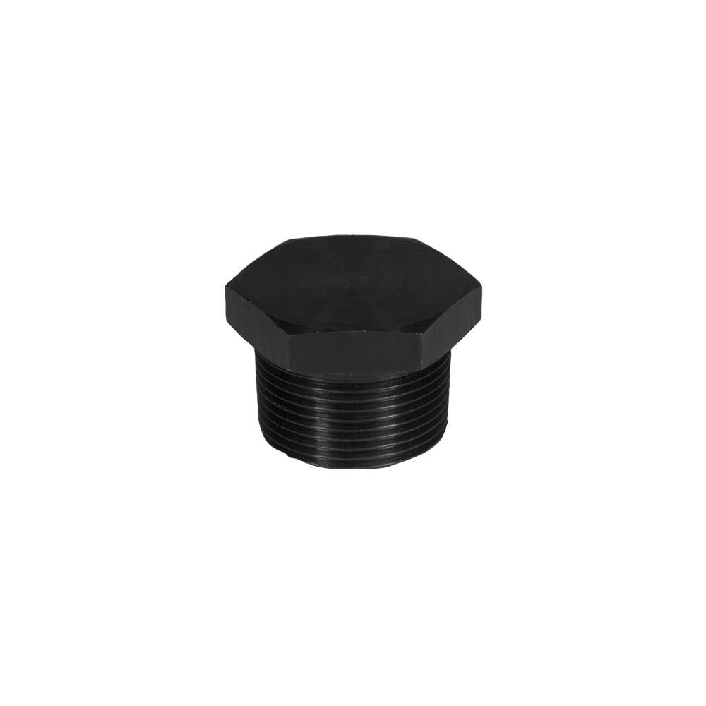 Pipe Plug Hex Black Steel Medium Pressure 1 BSPT 25mmNB Peal 2942009 SP25