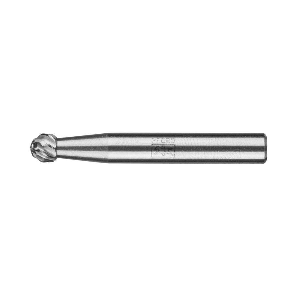 Tungsten carbide burr ALLROUND ball KUD 6.35x4.8mm shank 6.35mm coarse_40107703_21728034