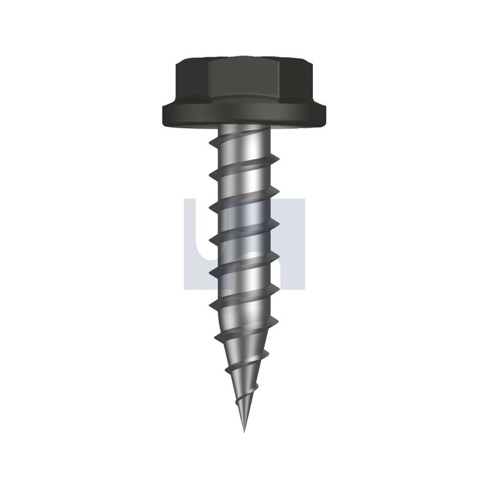 Needle Pt Sds Flg Hex Woodland Grey -Cl4 #10-12 20 - Pk 1000_40096084_TWGN4FH1012020