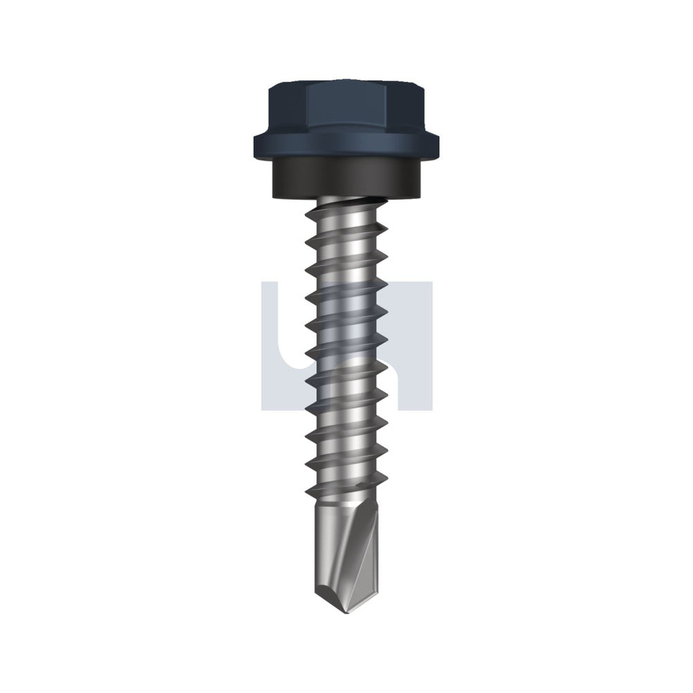 Metal Sds Hex Head + Washer Ironstone - Cl4 As3566 #10-16 25 - Pk 1000_40094906_TISM4SH1016025