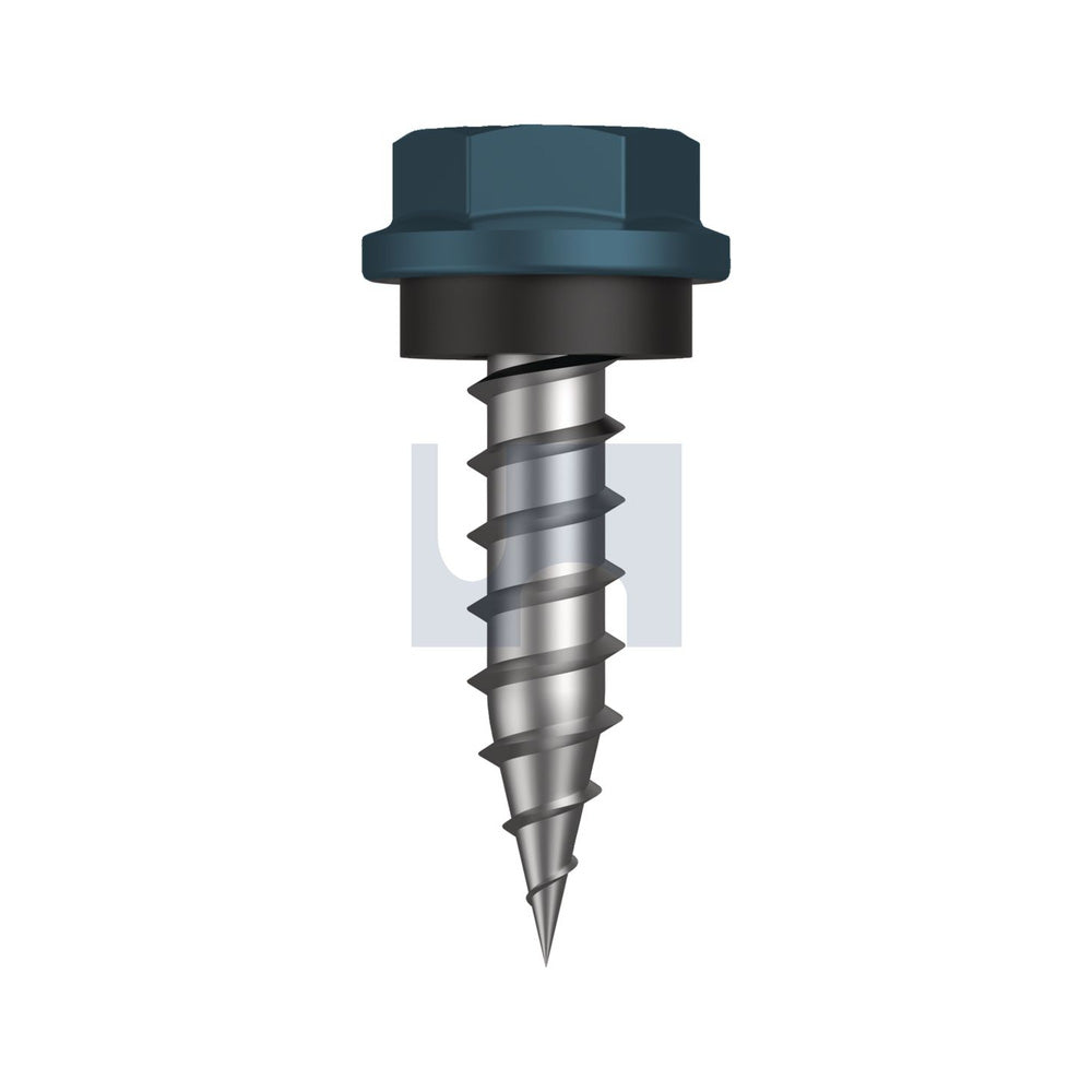Needle Pt Sds Hex + Wash Blue Ridge -Cl4 #10-12 20 - Pk 1000_40094252_TBRN4SH1012020