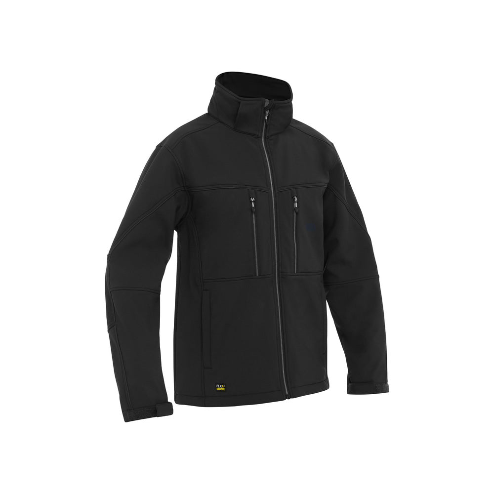 Jacket Flx & Move Soft Shell Hooded BJ6570 Black S_40048043_BJ6570_BBLKS