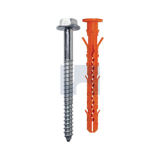 Mbk-Stb Nylon Frame Plug ZP W Collar And Hex Screw T40 10 80/10 - Pk 50_40088641_MUNMBKSB1120608