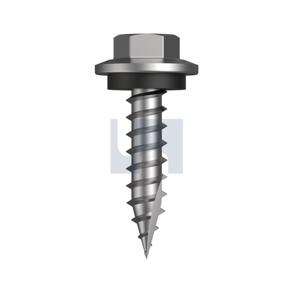 Type 17 Hex Head + Washer 316 Stainless As3566 #12-11 25 - Pk 500_40096269_FST16WSSH1211025