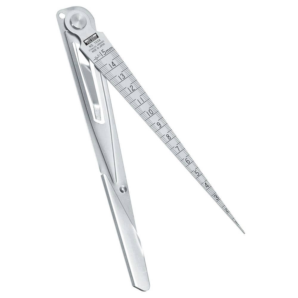 Taper Gauge Stainless Steel Etched With Case 1 - 15mm 30000199 700AM