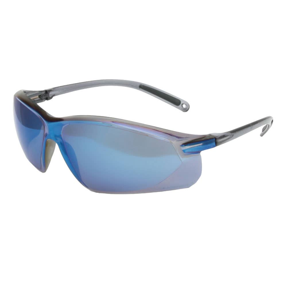 Glasses TSR Blue Mirror Lens Blue Frame Anti Fog Honeywell 30000312 1015443AN-A9