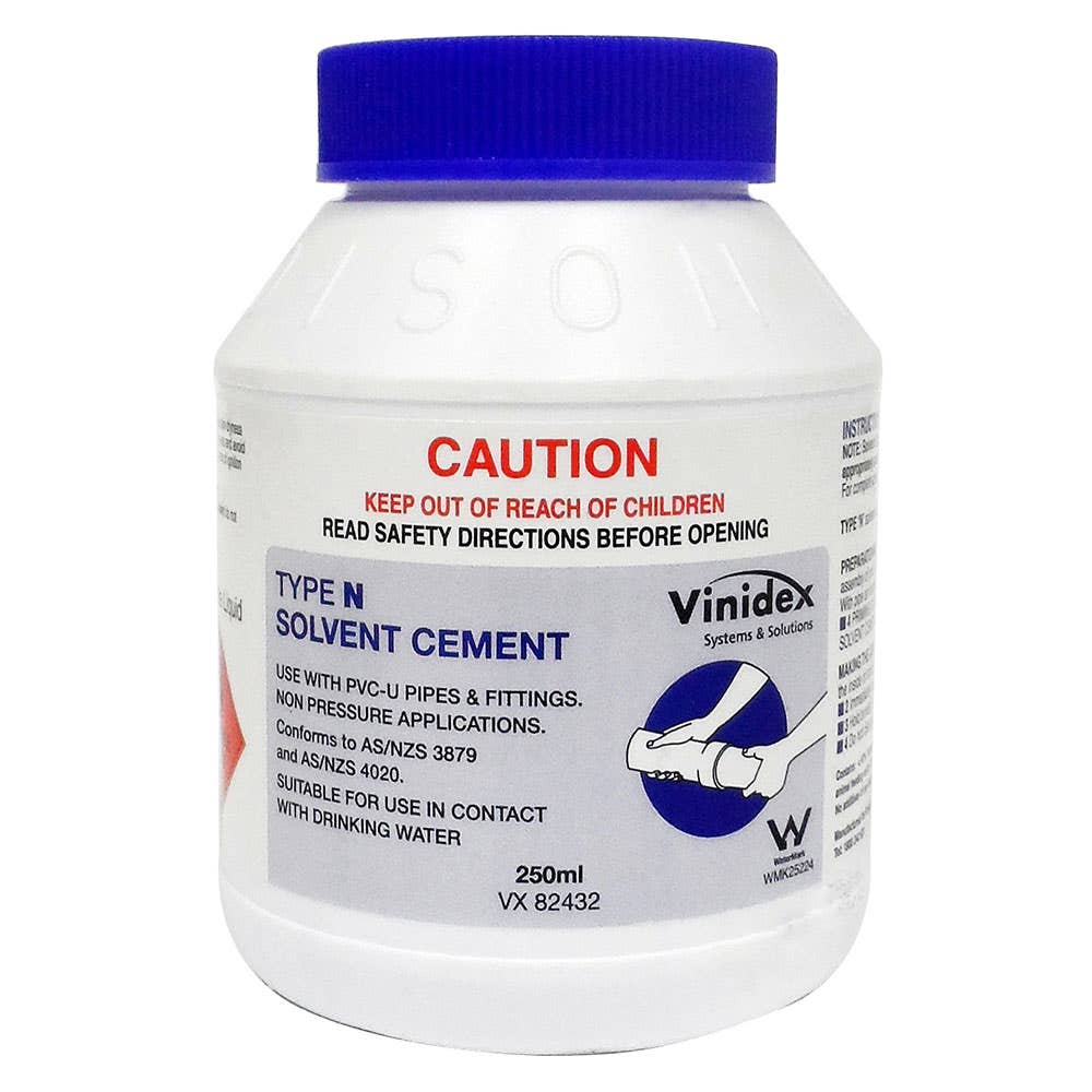 Cement Solvent PVC Type N Blue 4ltr 256544 82438