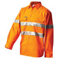 Shirt L/S Cotton Drill 190gsm 3M Tape Hi Vis Orange 2XL 2015 Workit 30000645 2015OQ2XL