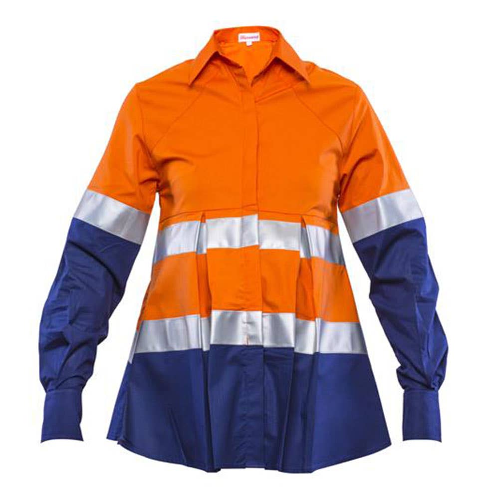 Baby Bump Women's Hi-Vis Taped Maternity Shirt_BB