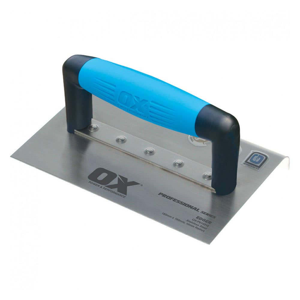 Edger Stainless Steel 130 x 190 x 12mm OX-P014812 Ox Tools 30000858 OX-P014812