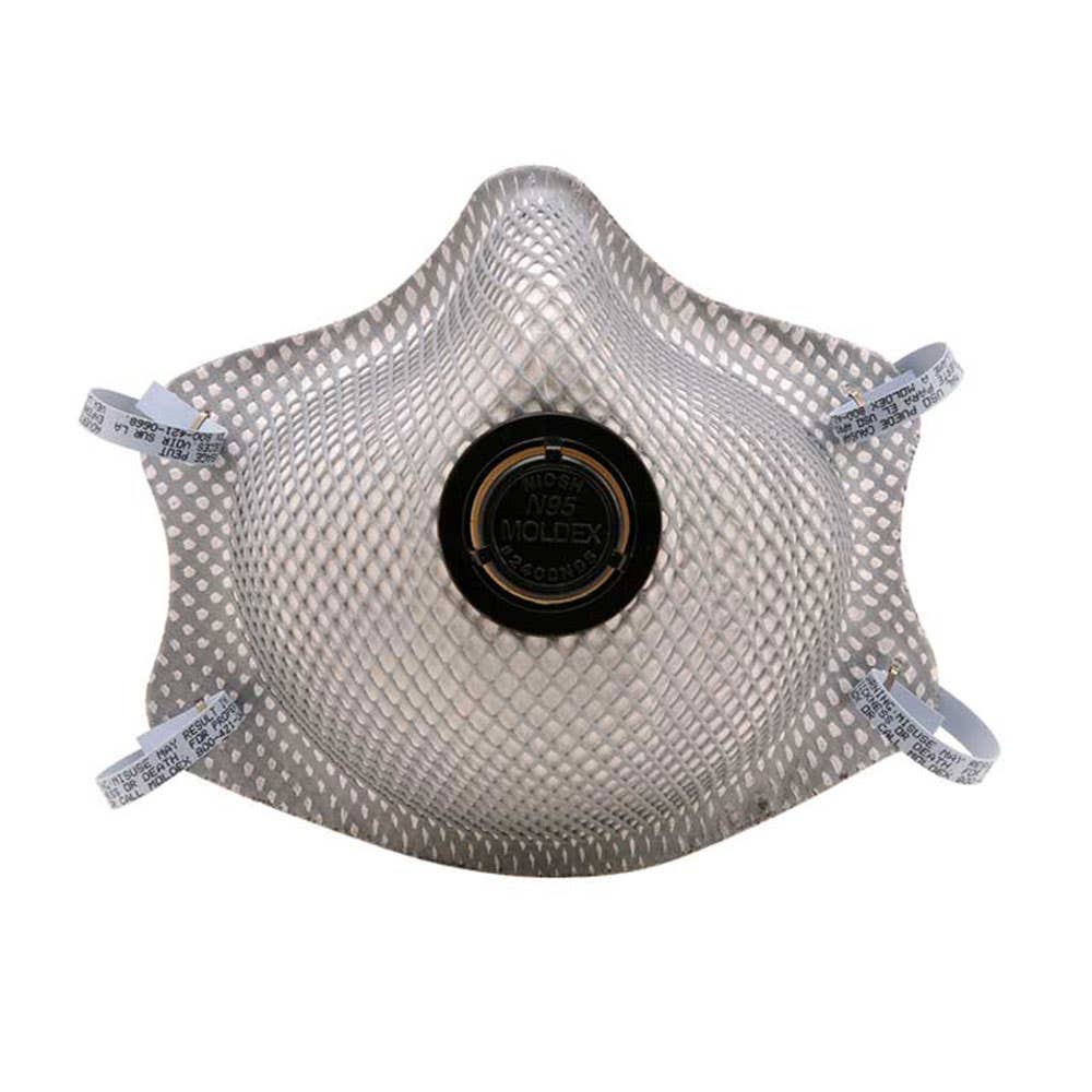 Respirator Disposable Mask P2 Plus Nuisance Ozone/OV 2400P2 Moldex Pk 10 30001184 2400P2