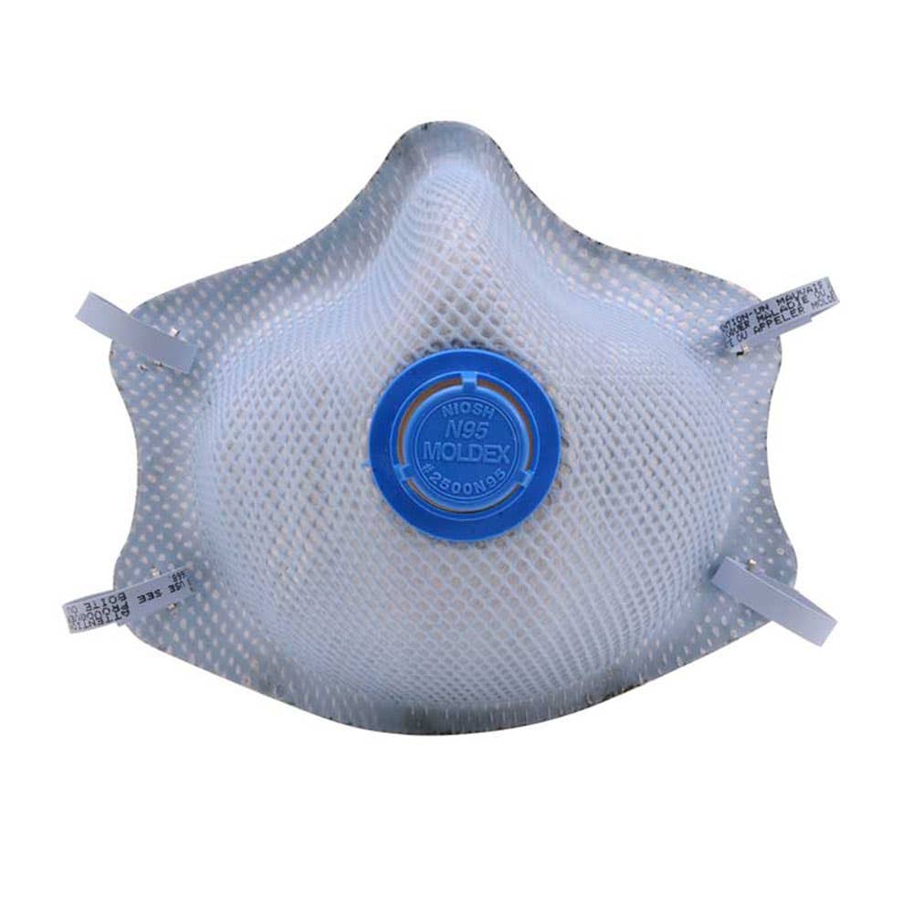 Respirator P2 Particulate Plus Nuisance Acid Gas Irritant Moldex Pk 10 30001185 2500P2