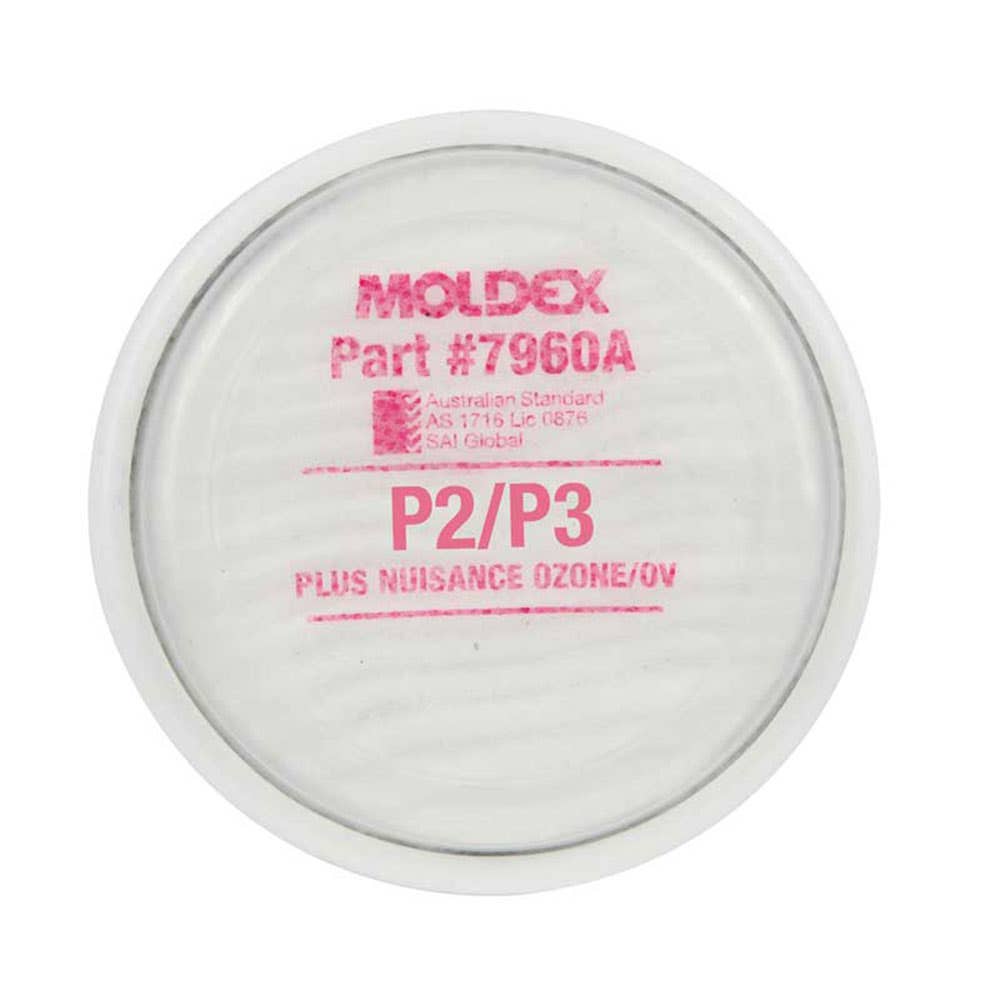 Moldex P2/P3 Particulate Filter Disk With Nuisance Organic Vapours 30001248 7960A