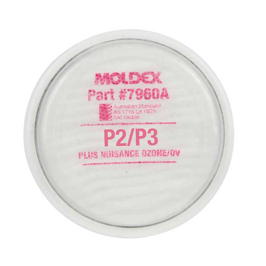 Moldex P2/P3 Particulate Filter Disk With Nuisance Organic Vapours 30001248 7960A