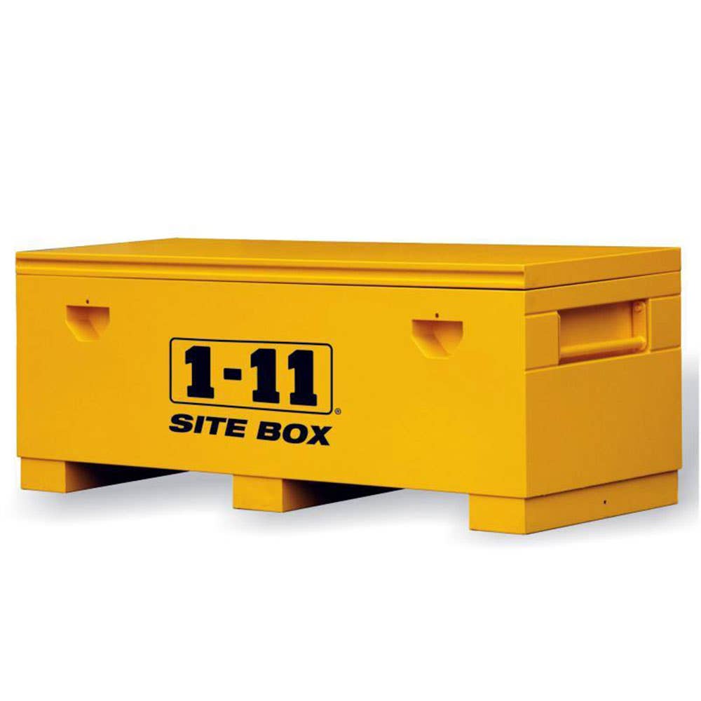 Box Site Steel 1830 x 610 x 660mm Forklift Slots Yellow 1-11 30001467 SITE72