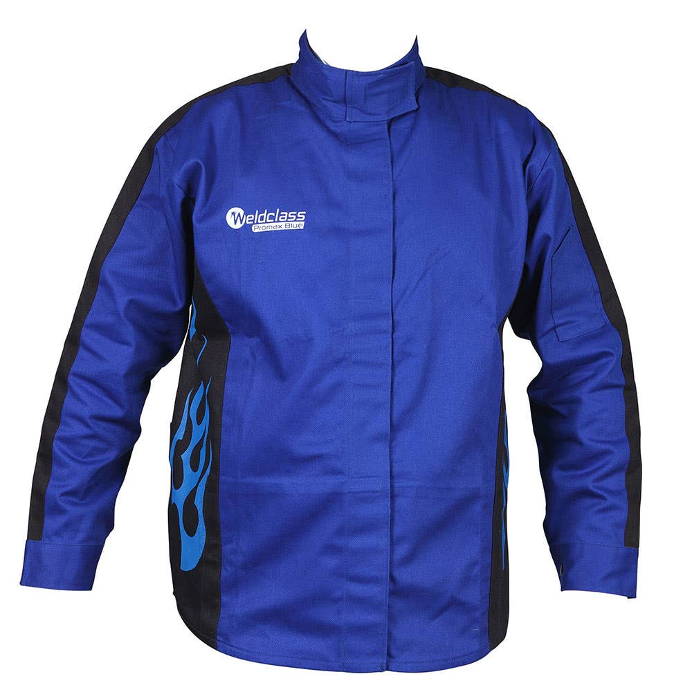 Welding Jacket Promax Blue Flame Proban FR Cotton Weldclass WC01