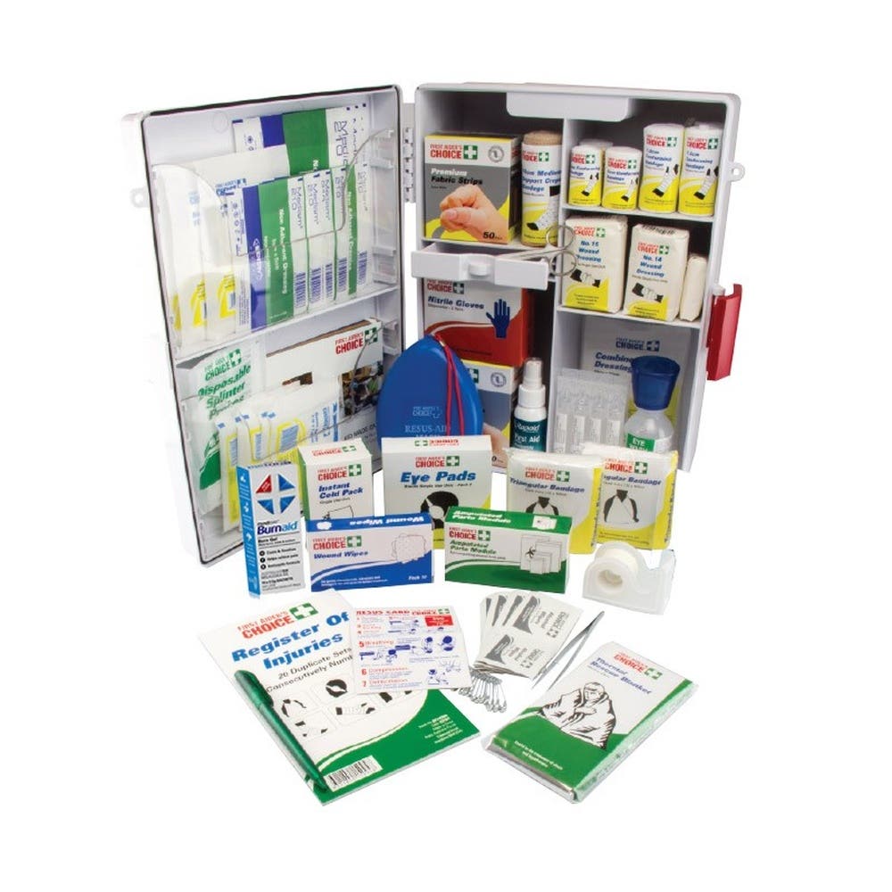 First Aid Kit Industrial ABS Plastic Case White 385 x 285 x 140mm 30001948 875393