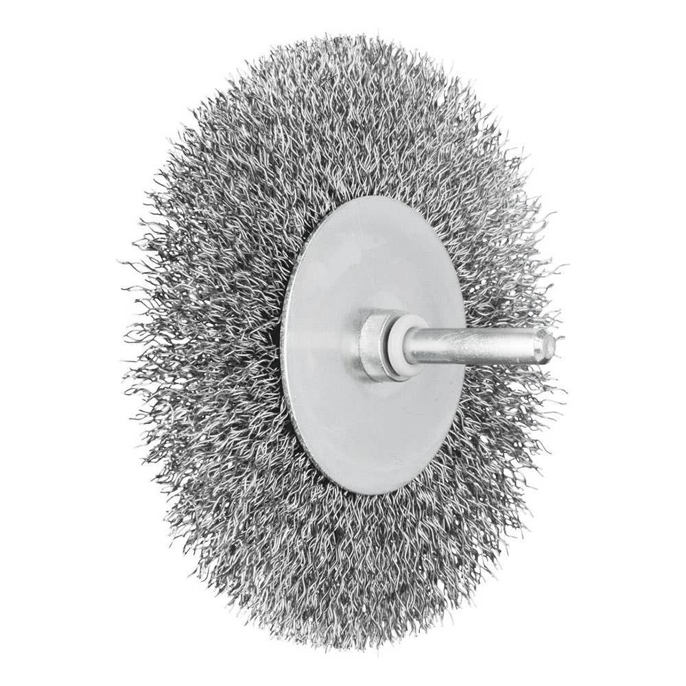 Wheel Wire Steel Crimped Shaft Mounted 100 X 10 X 6mm 30002024 43701018