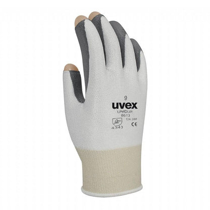 Gloves Fingerless PU Palm Coat Dyneema Cut Resistant Unidur Size 10 Uvex_194398_UD6613F3