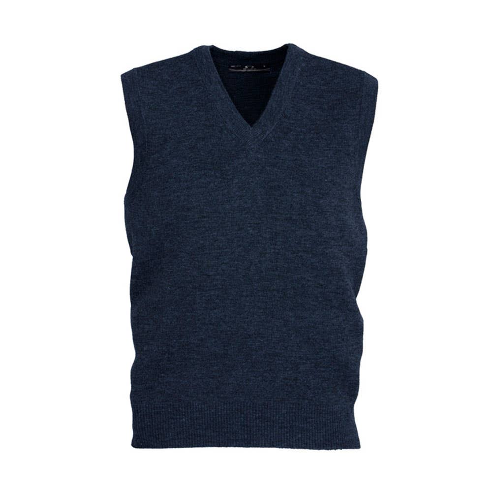 Vest V Neck - Woolmix Navy - 4XL_36020122_WV6007-NAV-4XL