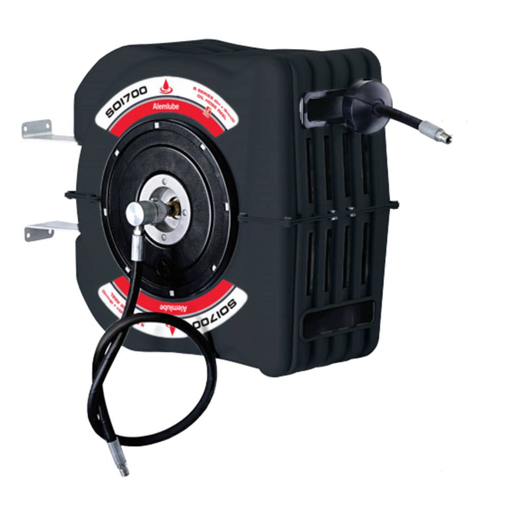 Hose Reel Assembly Oil Retractable 12mm x 10m 2,000psi SOI700 Macnaught 30004340 SOI700