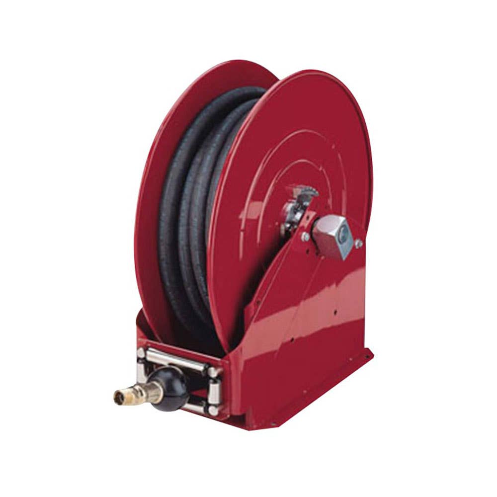 Hose Reel Assembly Air/Water/Oil/Fuel Metal Frame 19mm x 15m 1,000psi 8080-E Alemlube 30004360 8080-E