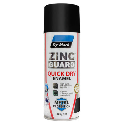 Paint Zinc Guard Quick Dry Enamel Satin Black 325g Dy-Mark_30004367_230932201