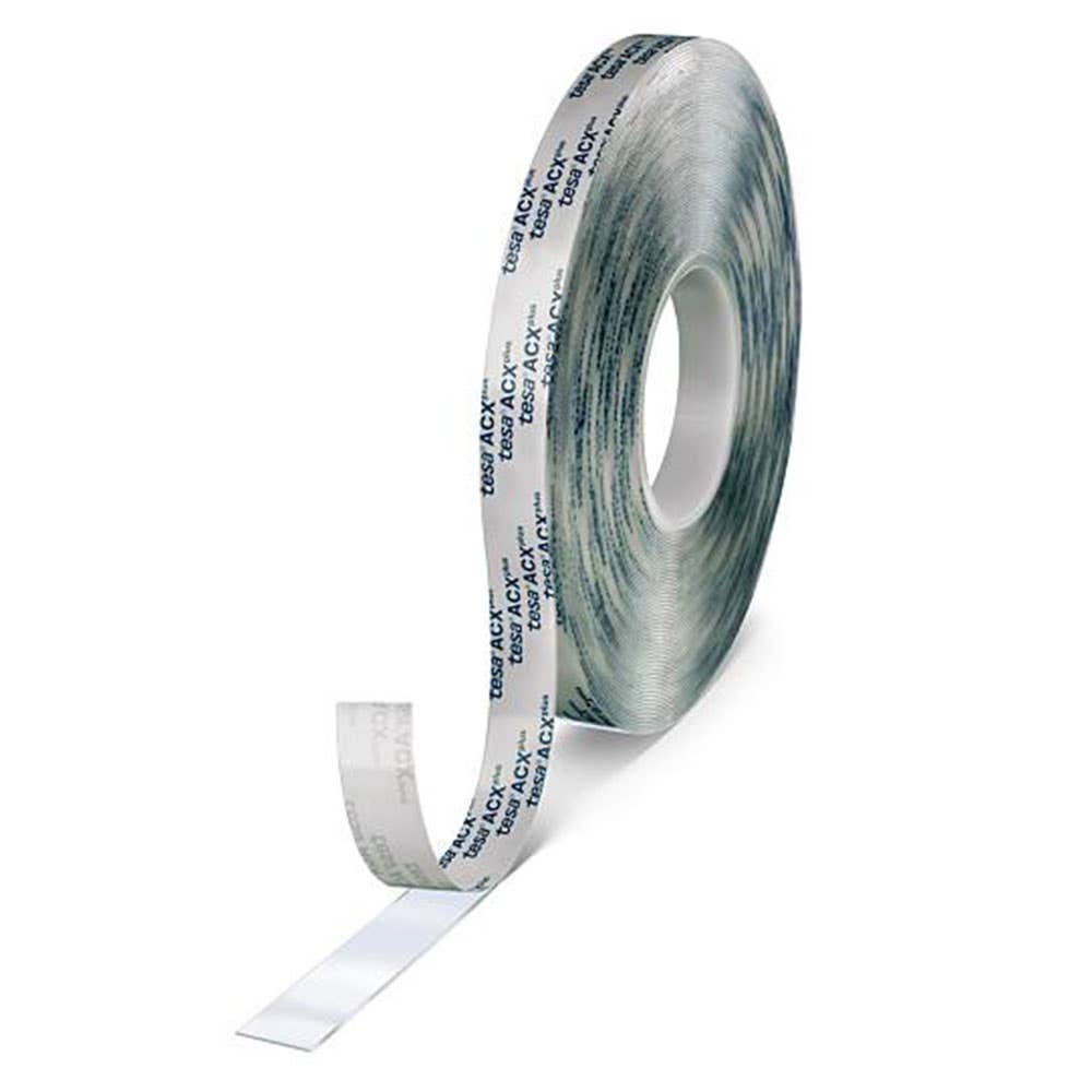 Tape Foam Acrylic Double Sided Clear 19mm x 25m ACX Plus 7055 Tesa 182643 7055-TR-19mm