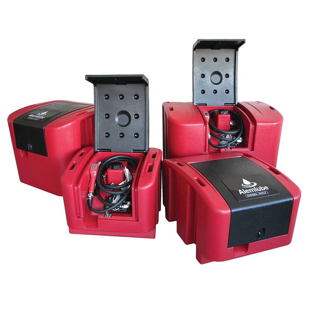 Fuel Storage & Dispensing Tank Diesel Automatic With Meter 12V 50L/min 100L L10040PAM Alemlube 30004689 L10040PAM