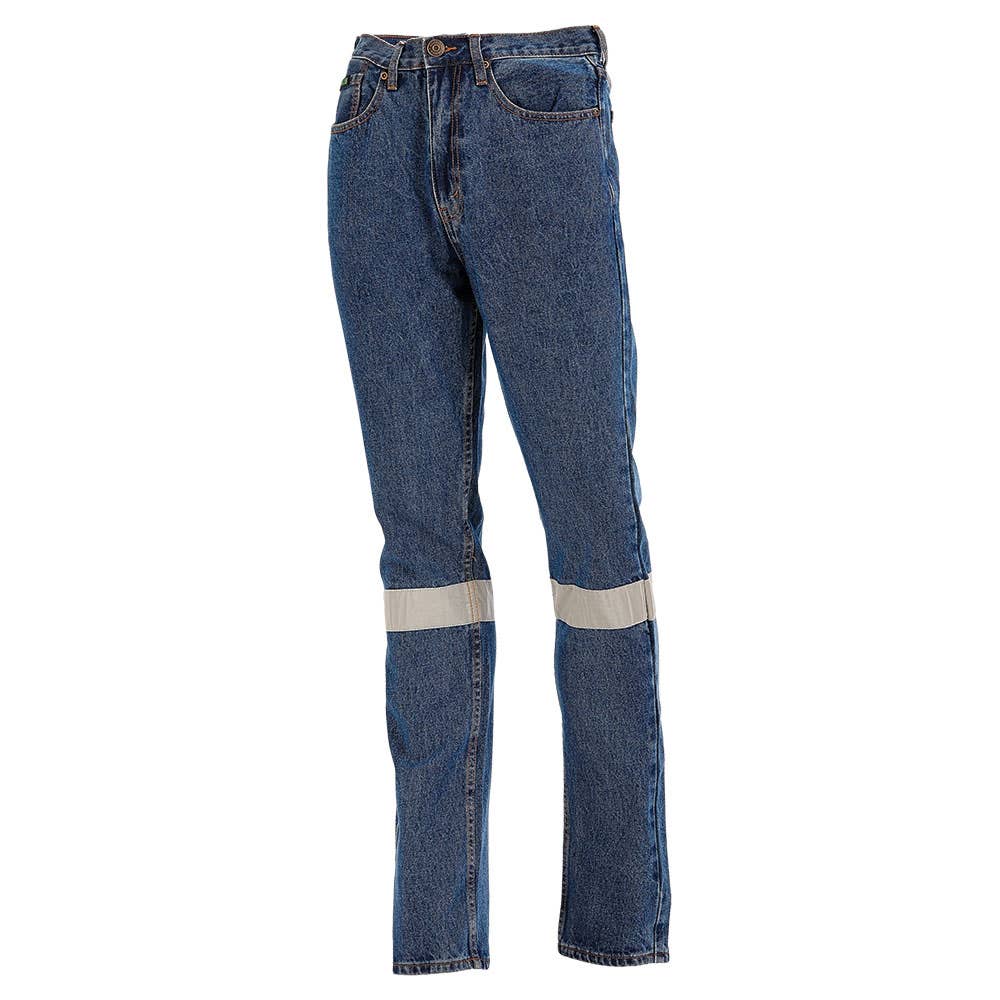 Jeans Denim Stonewash Reflective Tape Blue 102R 1005TBJ Workit 175719 1005TBJ102R
