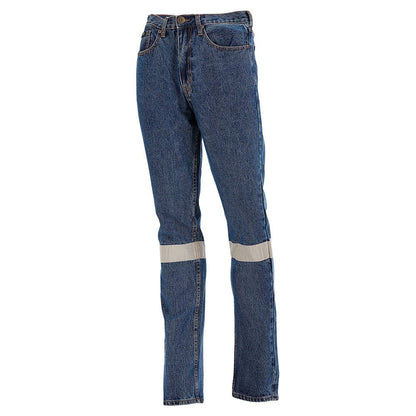 Jeans Denim Stonewash Reflective Tape Blue 102R 1005TBJ Workit 175719 1005TBJ102R