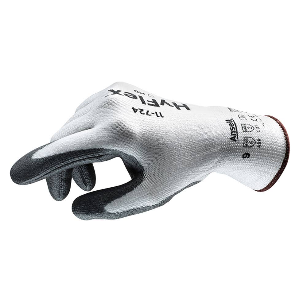 11-724 HyFlex&reg; Abrasion Resistant Gloves PU Coated Vending Pack 11724VP