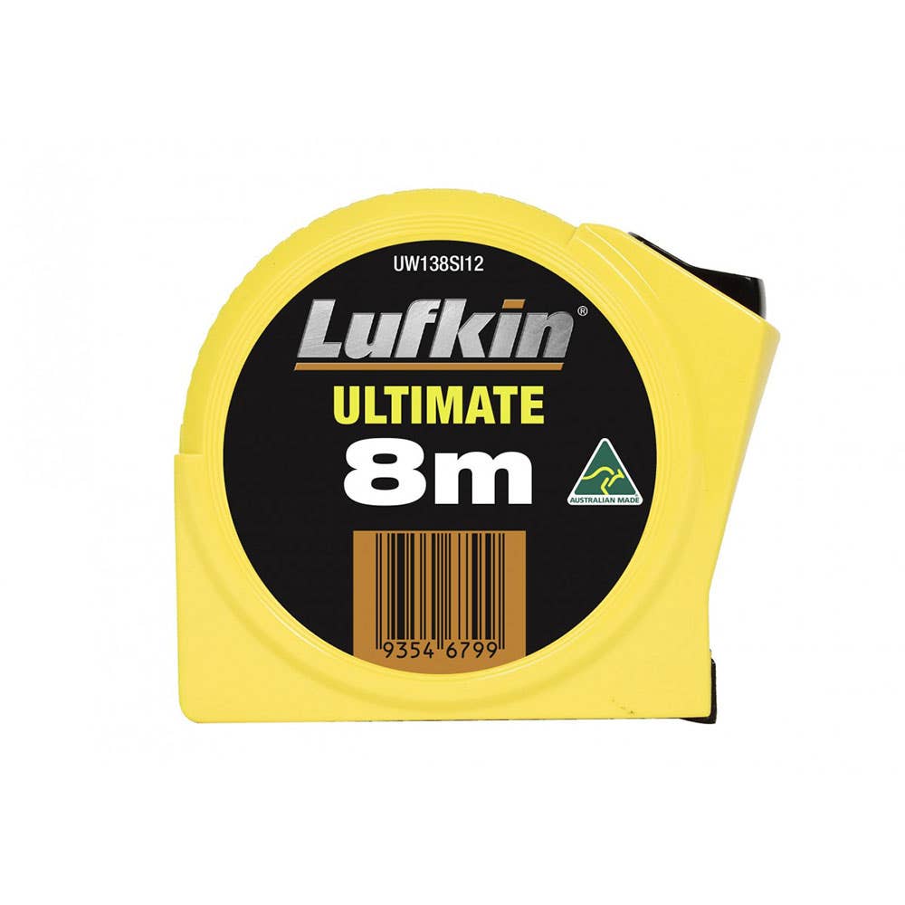 Tape Measure 8m x 19mm Metric Ultimate Lufkin 30006717 UW138MN