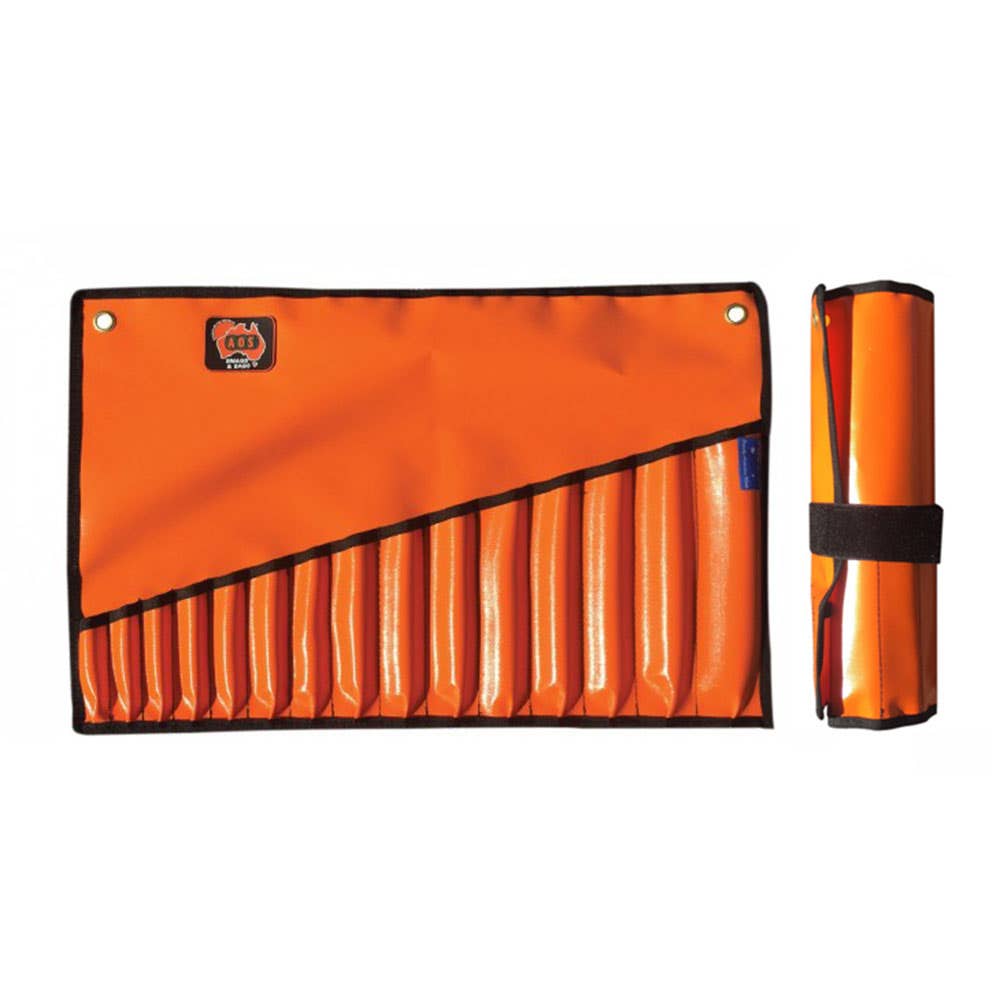 Tool Roll PVC For Spanner Set 15 Pocket Medium Orange 30007156 AOSROLLSP02OR