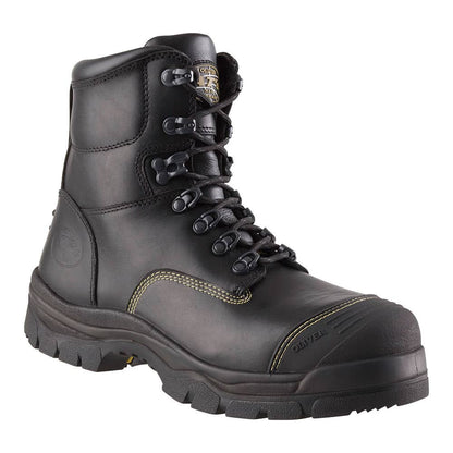 Boots Steel Toe Lace Up PU Rubber Sole Bump Cap Black 55-345 10 Oliver_30007233_55345-BLK-10