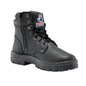 Boots Steel Toe Lace + Zip Nitrile Sole Derby Black Argyle 10 Steel Blue 30007638 322152-100-BLK