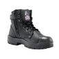Boots Steel Toe Lace/Zip Nitrile Sole Bump Cap Black Argyle 10 Steel Blue_30007795_342152-100-BLK