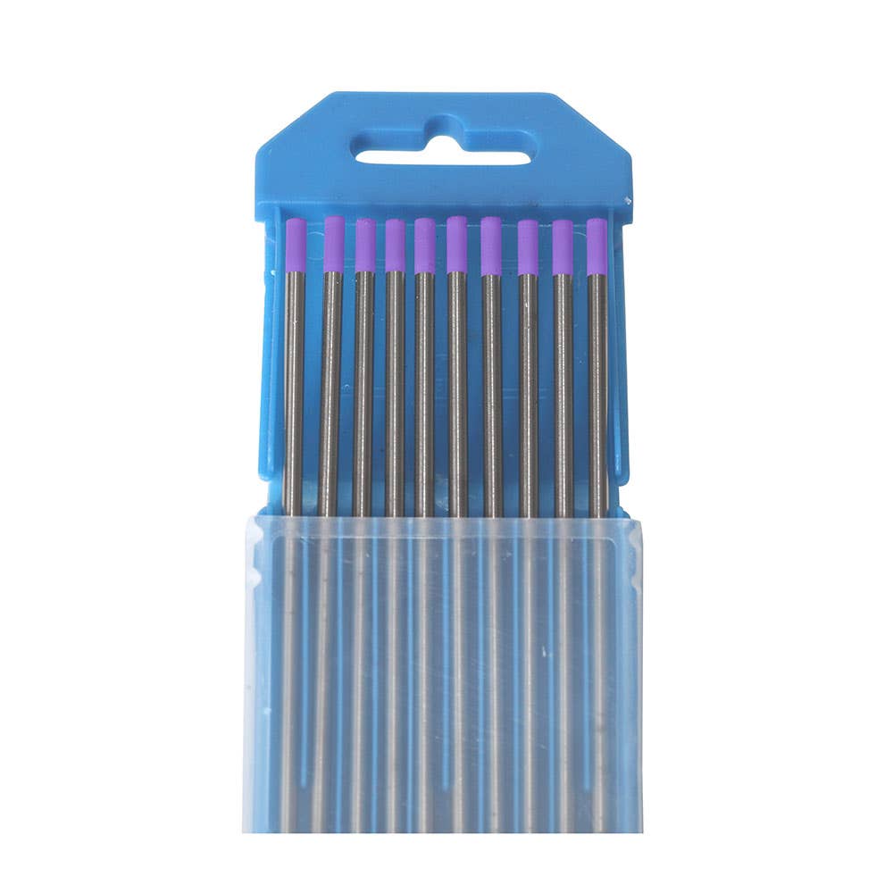 RE4 Tungsten TIG Welding Electrode AC/DC Purple Tip 1.6mm 30008065 WC-05192