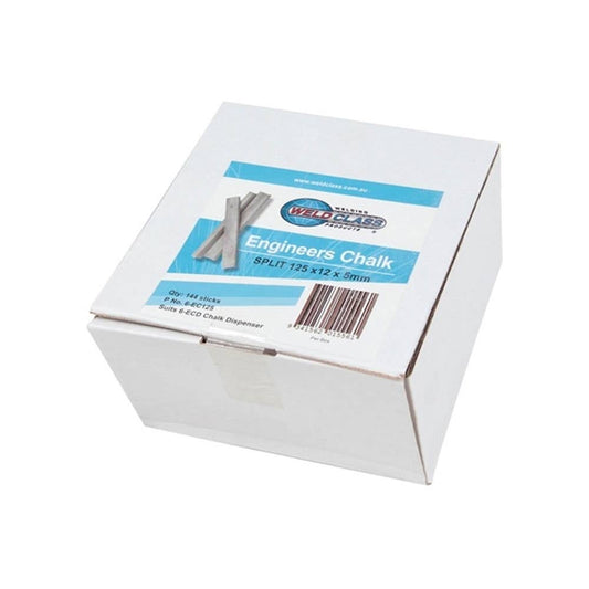 Engineers Split Chalk 125 x 12 x 5mm (Suits Dispenser) 30008128 6-EC125
