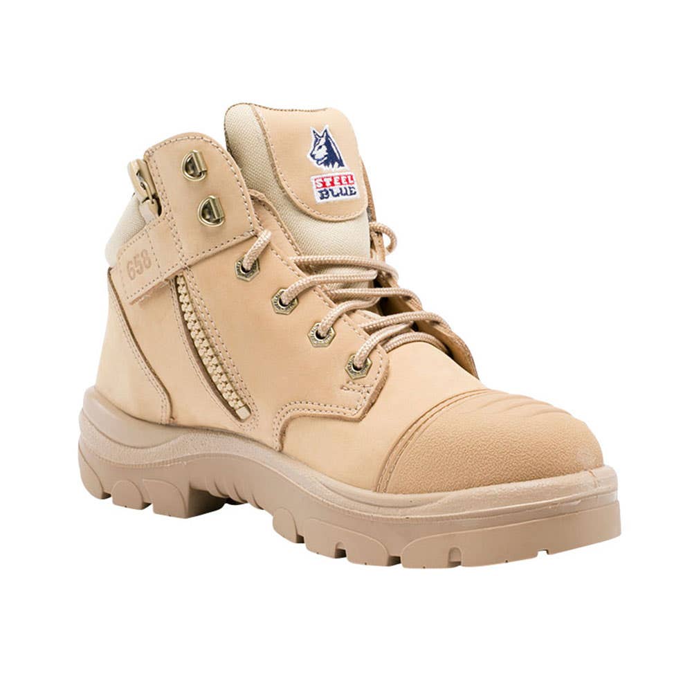 Boots Steel Toe Lace Up/Zip Scuff Cap TPU Sole Parkes Sand 10 Steel Blue_30009246_312658-100-SND