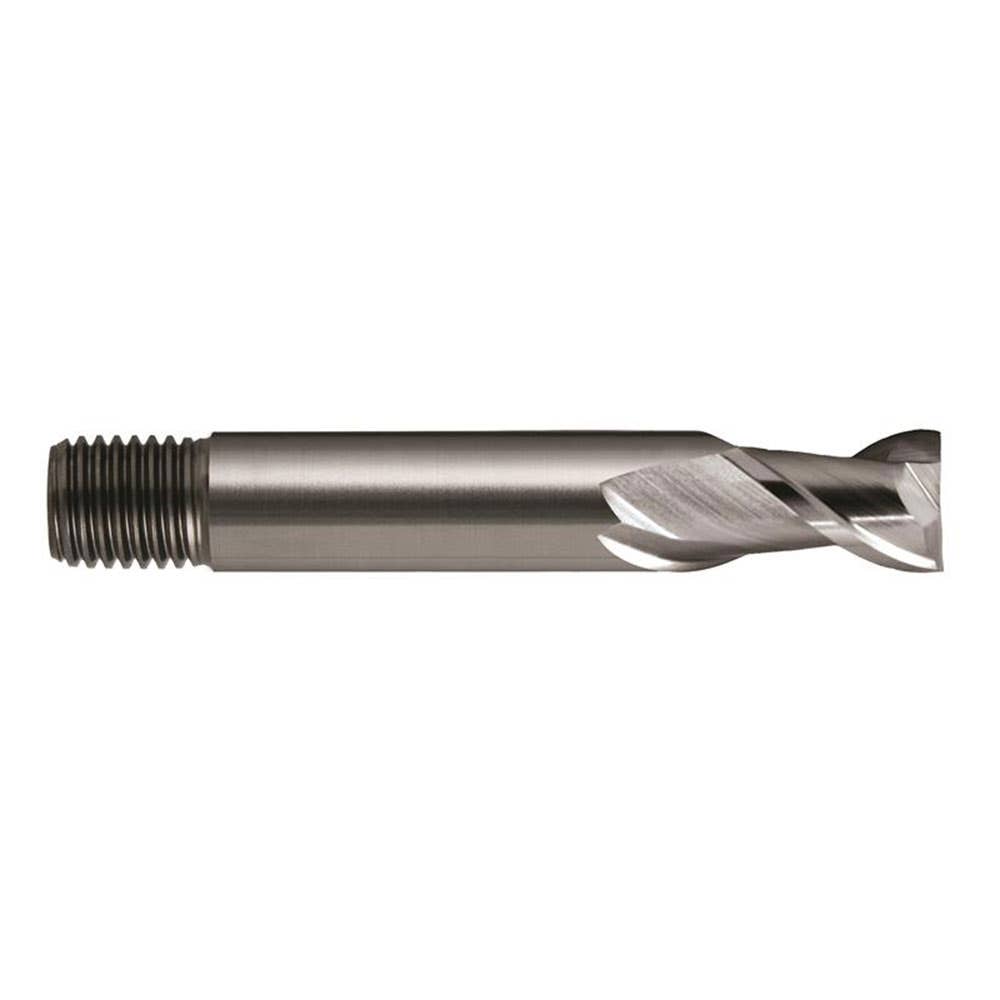 Endmill 2 Flute Slot Drill Thread Shank Short HSS 1'' Sutton 3026022 E1042540