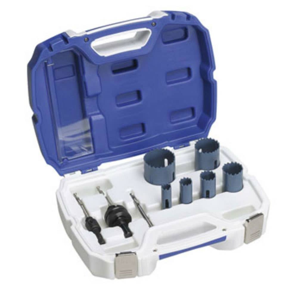Holesaw Set Bi-Metal Electrician's 9 Piece 16-50mm 3032016 7010-S4